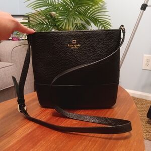 Kate Spade Black Leather Crossbody Bag